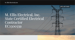 Desktop Screenshot of melliselectrical.com